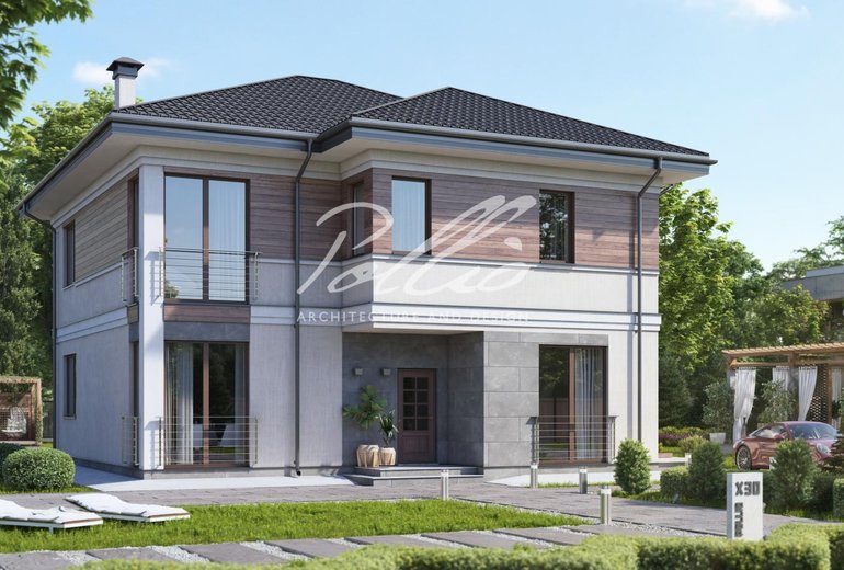 Projekt domu piętrowego o pow. do 200 m2 z dodatkowym pokojem na parterze
