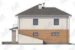 X21 - Projekt domu piętrowego o pow. do 300 m², z 3 sypialniami, garażem dwustanowiskowym i piwnicą. / 7