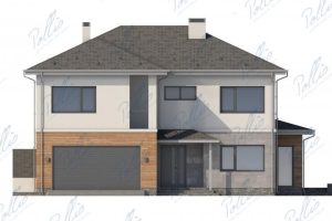 X21 - Projekt domu piętrowego o pow. do 300 m², z 3 sypialniami, garażem dwustanowiskowym i piwnicą. / 5