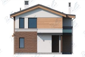 X25 - Projekt domu piętrowego o pow. do 170 m2 na wąską działkę z antresolą / 6