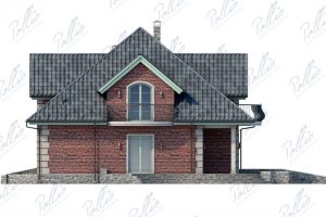 X2 - Projekt domu o pow. do 220 m2 z poddaszem użytkowym, gabinetem, 3 sypialniami i 2 garderobami / 8