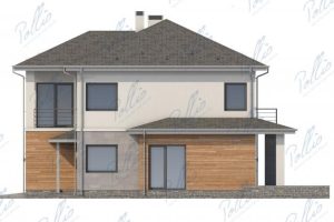 X21 - Projekt domu piętrowego o pow. do 300 m², z 3 sypialniami, garażem dwustanowiskowym i piwnicą. / 8