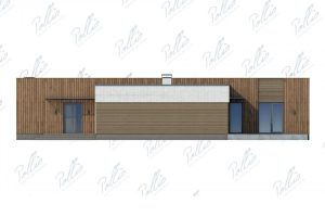 X9 - Projekt domu parterowego o powierzchni do 220 m², z płaskim dachem, sauną i 3 sypialniami. / 8