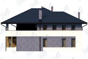 X31 - Projekt domu piętrowego z cegły z dużą kuchnią, spiżarnią i ogrodem zimowym / 6