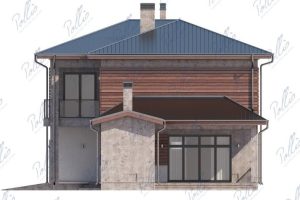 X4A - Projekt domu piętrowego do 250 m2 z garażem dwustanowiskowym i grillem na tarasie / 15
