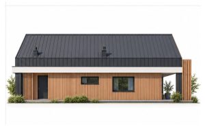 X40 - Projekt piętrowego domu w stylu stodoły z betonu komórkowego, z antresolą i 4 sypialniami, o powierzchni do 200 m². / 6