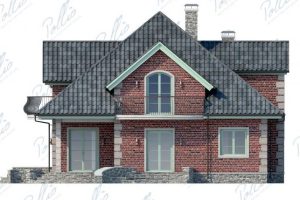 X2 - Projekt domu o pow. do 220 m2 z poddaszem użytkowym, gabinetem, 3 sypialniami i 2 garderobami / 6