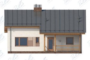 X15 - Projekt domu o powierzchni 120 m² z poddaszem użytkowym, gabinetem i 3 sypialniami. / 6