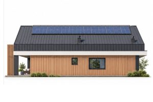 X40 - Projekt piętrowego domu w stylu stodoły z betonu komórkowego, z antresolą i 4 sypialniami, o powierzchni do 200 m². / 4