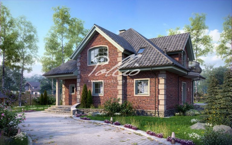 X2 - Projekt domu o pow. do 220 m2 z poddaszem użytkowym, gabinetem, 3 sypialniami i 2 garderobami / 2