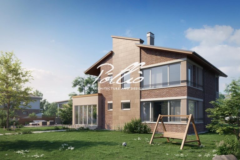 X22 - Projekt domu piętrowego z 6 pokojami, gabinetem, werandą i loggią. / 4