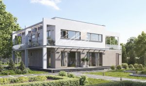 X29 - Projekt domu piętrowego z 3 sypialniami, gabinetem i tarasem nad garażem / 2