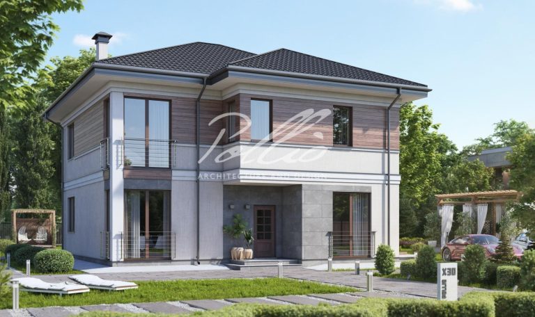 X30 - Projekt domu piętrowego o pow. do 200 m2 z dodatkowym pokojem na parterze / 1